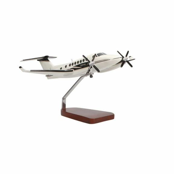 Beechcraft King Air B-350 Large Mahogany Model