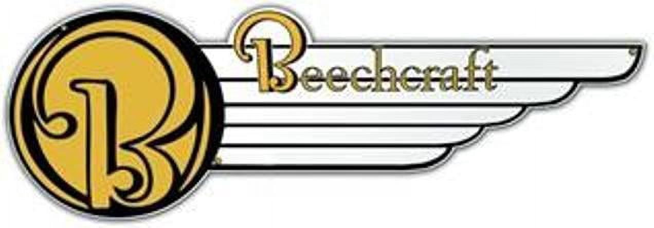 Beechcraft Large, Heavy-Duty Logo Metal Sign, Made in USA - Walmart.com