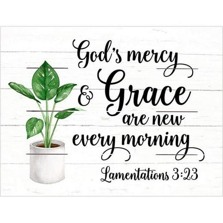 Beechdale Frames 245791 9 x 12 in. Pallet Art - Gods Mercy & Grace