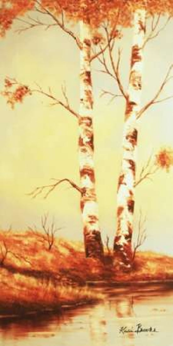 Beeches II Canvas Art - Kari Brooks (10 x 20)