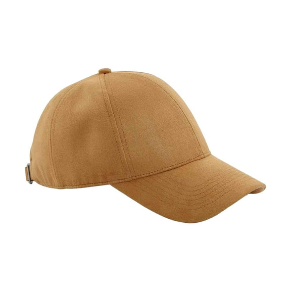 Beechfield  Adult 6 Panel Faux Suede Cap