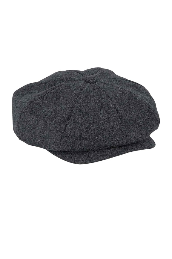 Adult Baker Boy Melton Wool Cap
