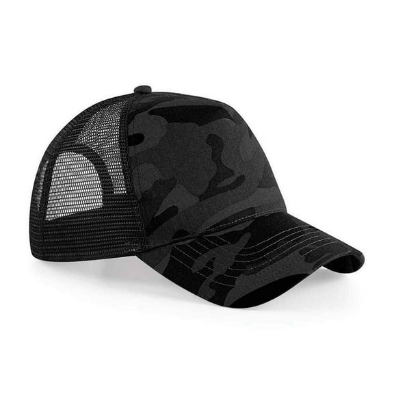 Beechfield  Adult Camo Snapback Trucker Cap