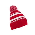 thumbnail image 1 of Beechfield  Adult Fan Striped Beanie, 1 of 4