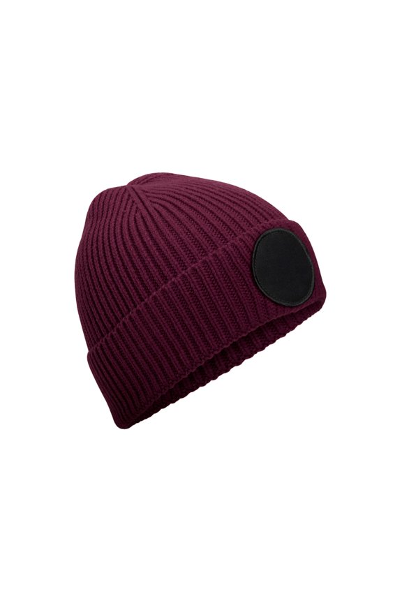 Adult Fashion Circular Patch Beanie