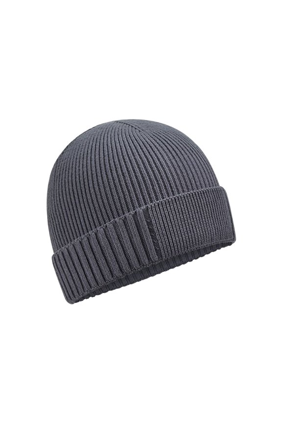 Adult Natural Cotton Engineered Patch Beanie