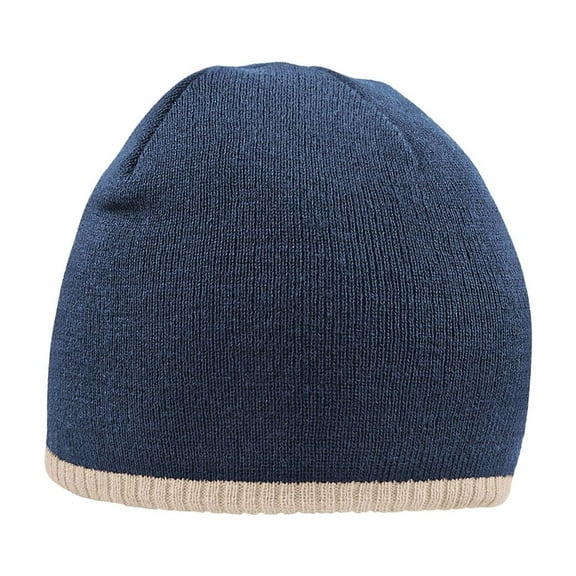 Beechfield  Adult Two Tone Knitted Beanie