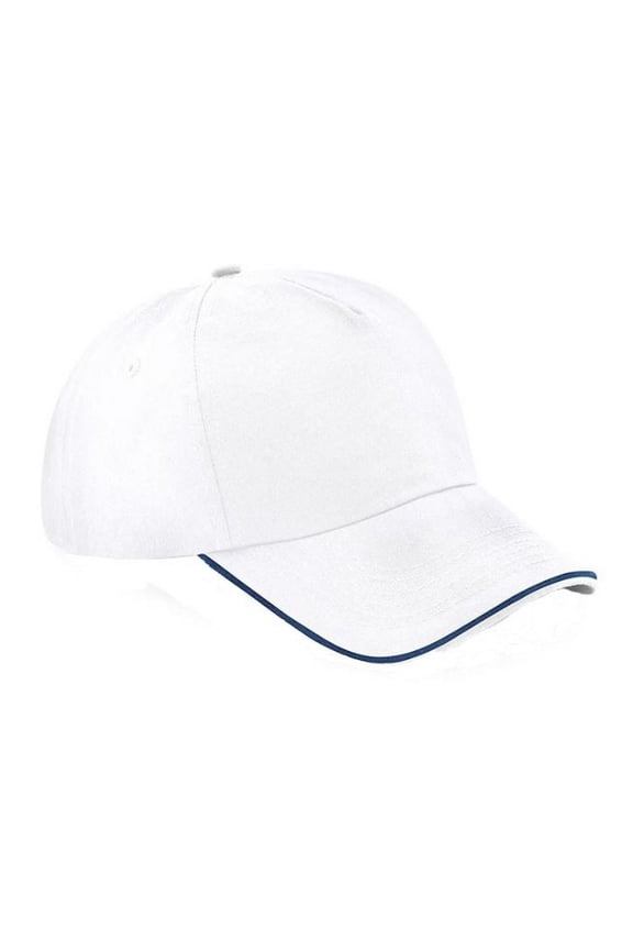 Adults Authentic 5 Panel Piped Peak Cap