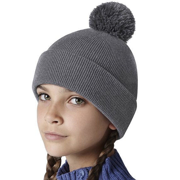 Beechfield Boys/Girls Original Pom Pom Beanie