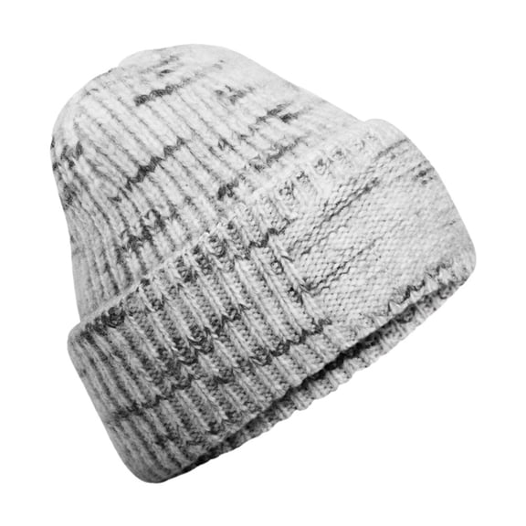 Beechfield Chunky Knit Reverse Patch Beanie