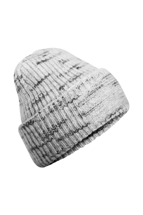 Chunky Knit Reverse Patch Beanie
