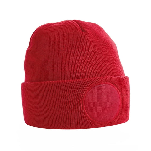 Beechfield Circular Patch Cuffed Beanie