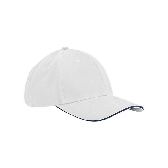 Beechfield Classic 6 Panel Natural Cotton Sandwich Peak Cap