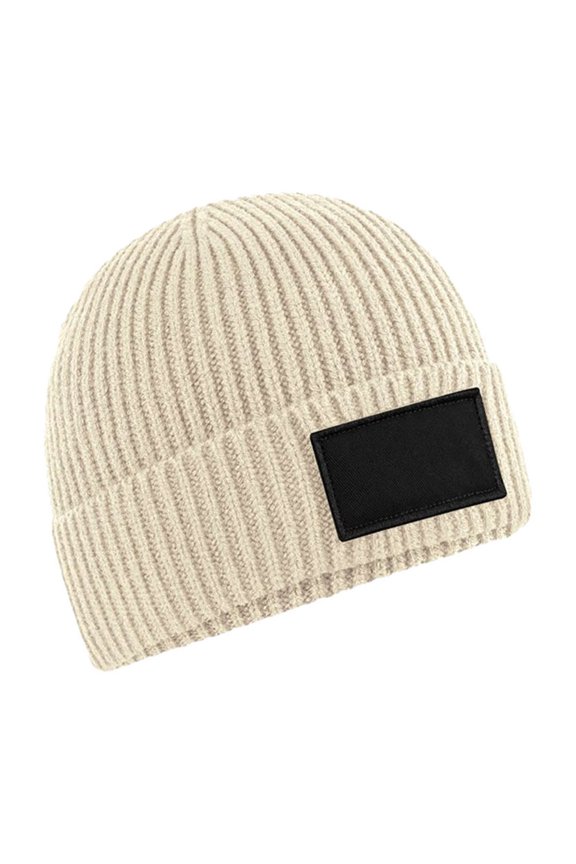 Fashion Woven Patch Beanie