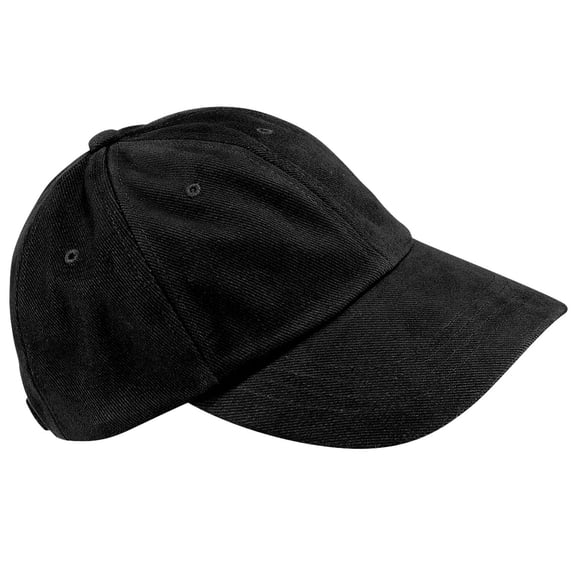 Beechfield  Low Profile Heavy Brushed Cotton Baseball Cap (Pack of 2)