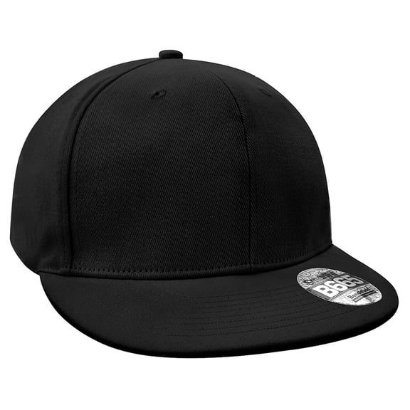 Beechfield Mens Flat Peak Rapper Cap (Pack of 2)