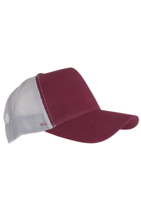 Mens Half Mesh Trucker Cap/Headwear (Pack of 2)