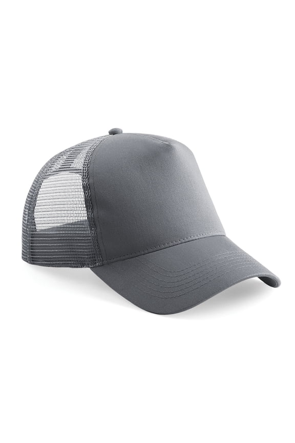 Mens Half Mesh Trucker Cap/Headwear (Pack of 2)