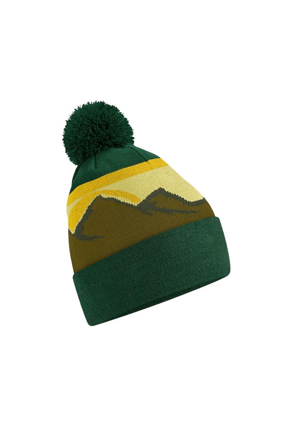 Mountain Pom Pom Beanie