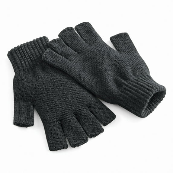 Beechfield® Plain Basic Fingerless Winter Gloves