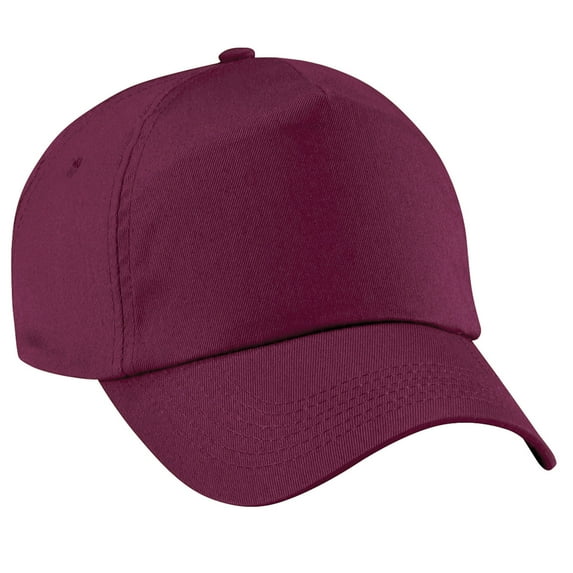 Beechfield Plain Original 5 Panel Baseball Cap (Pack of 2)