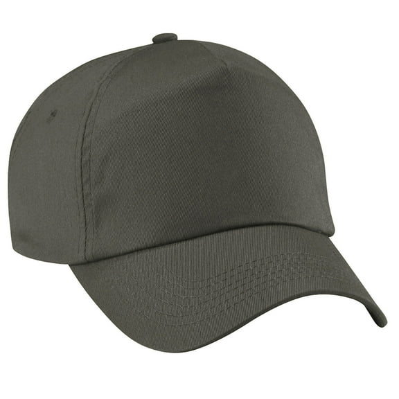 Beechfield Plain Original 5 Panel Baseball Cap (Pack of 2)