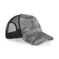 thumbnail image 1 of Beechfield Retro Camouflage Snapback Trucker Cap (Pack of 2), 1 of 4