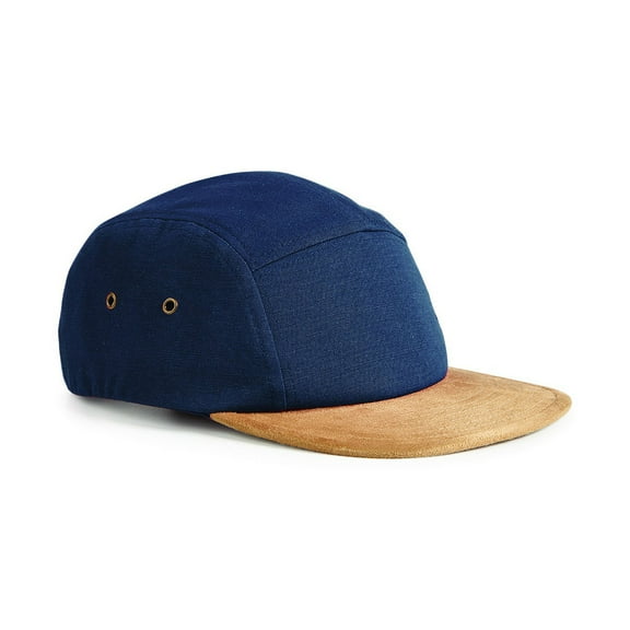Beechfield Suede Peak 5 Panel Baseball Cap (Pack of 2)