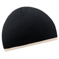 thumbnail image 1 of Beechfield  Two-Tone Knitted Winter Beanie Hat, 1 of 4