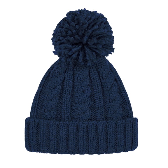 Beechfield® Unsiex Adults Cable Knit Melange Beanie