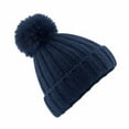 thumbnail image 1 of Beechfield  Verbier Fur Pom Pom Chunky Beanie, 1 of 4