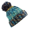 thumbnail image 1 of Beechfield® Womens Corkscrew Pom Pom Beanie, 1 of 3