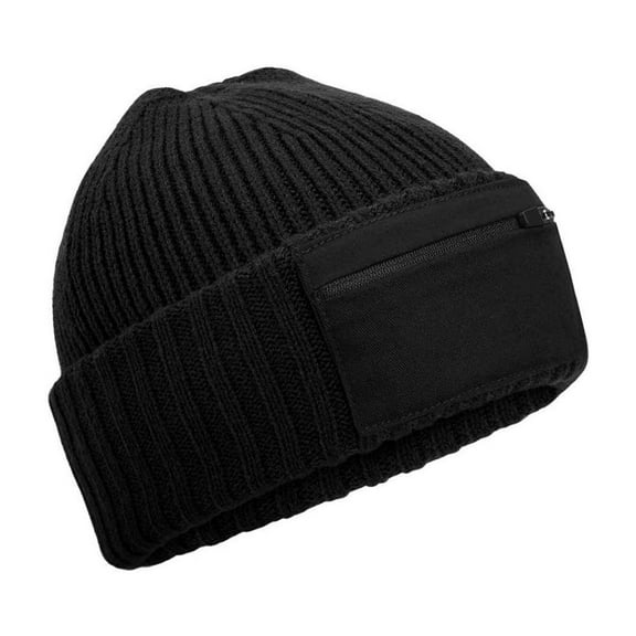 Beechfield Zip Patch Beanie