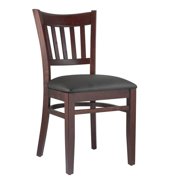 Beechwood Mountain 004S-DM Stahr Solid Wood Dining Chair - Dark Mahogany