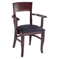 thumbnail image 1 of Beechwood Mountain Beidermier Dining Arm Chair in Mahogany and Black, 1 of 2
