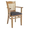 thumbnail image 1 of Beechwood Mountain Hybrid Dining Arm Chair in Cherry and Black, 1 of 2