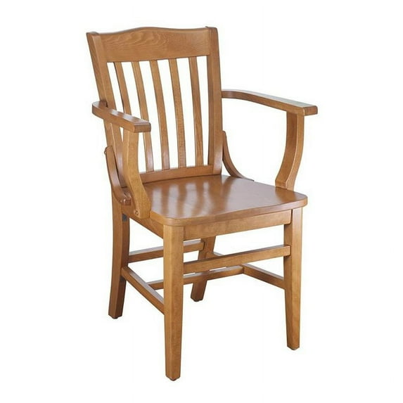 Beechwood Mountain Schoolhouse Dining Arm Chair in Cherry