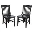 thumbnail image 1 of Beechwood Mountain Schoolhouse Dining Side Chair in Black (Set of 2), 1 of 2