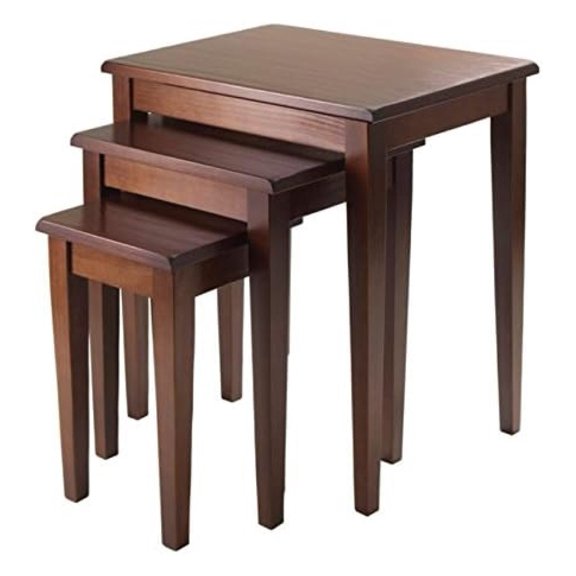 Beechwood Stackable Nesting Tables - Set of 3 Sizes - Modern Design & Practical - Space-Saving & Versatile Craftsmanship