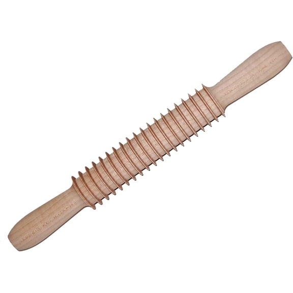 Beechwood fettuccine Cutter Rolling Pin, Large