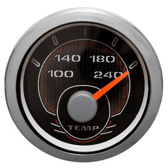 Beede Boat Temperature Gauge 5532136 | Tracker 2 Inch Silver 960799