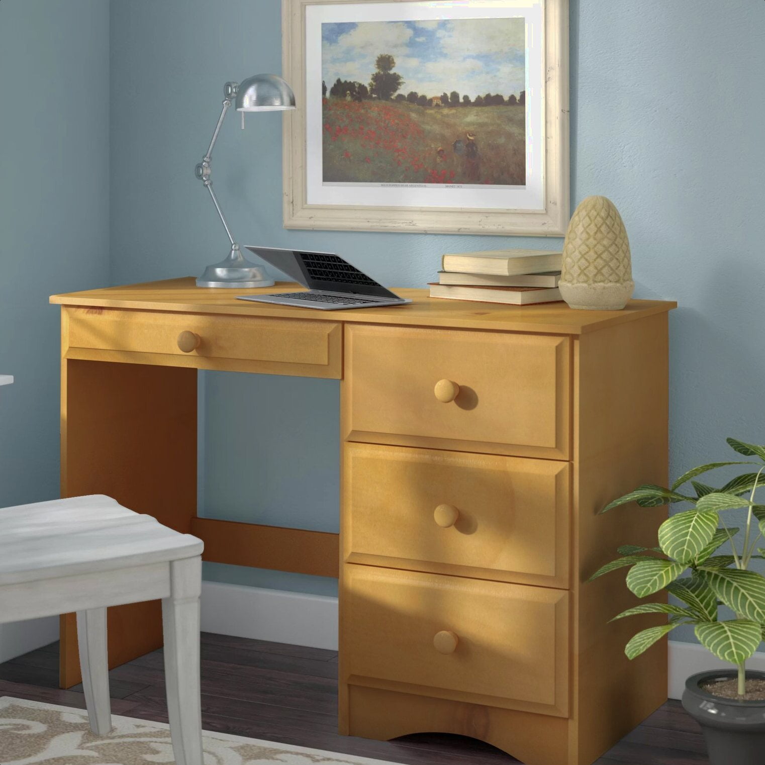 Beedle solid wood on sale desk