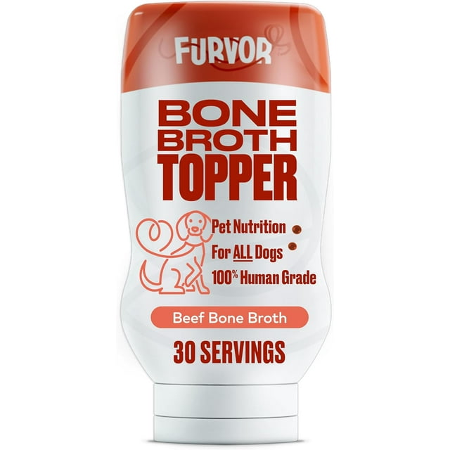 Beef Bone Broth for Dogs Collagen Protein Supplement for Digestion