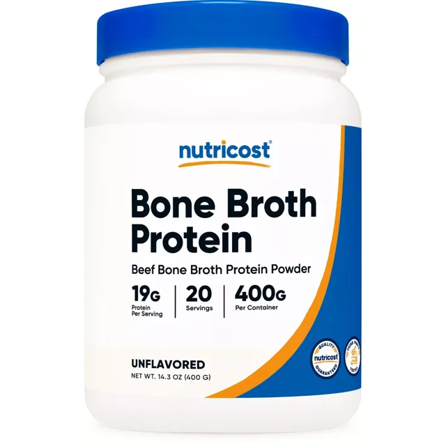 Beef Bone Broth Protein Powder Unflavored (20 Servings) GlutenFree