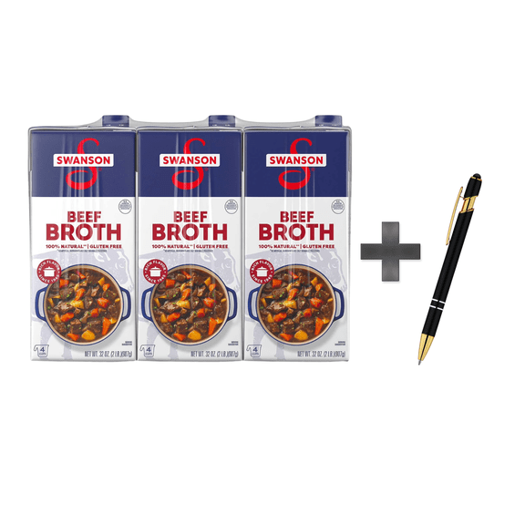 Beef Broth, 32 oz., 3 pk