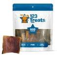 thumbnail image 1 of Beef Cheek Beef Basted (2 pounds) chews for dogs by 123Treats, 1 of 8