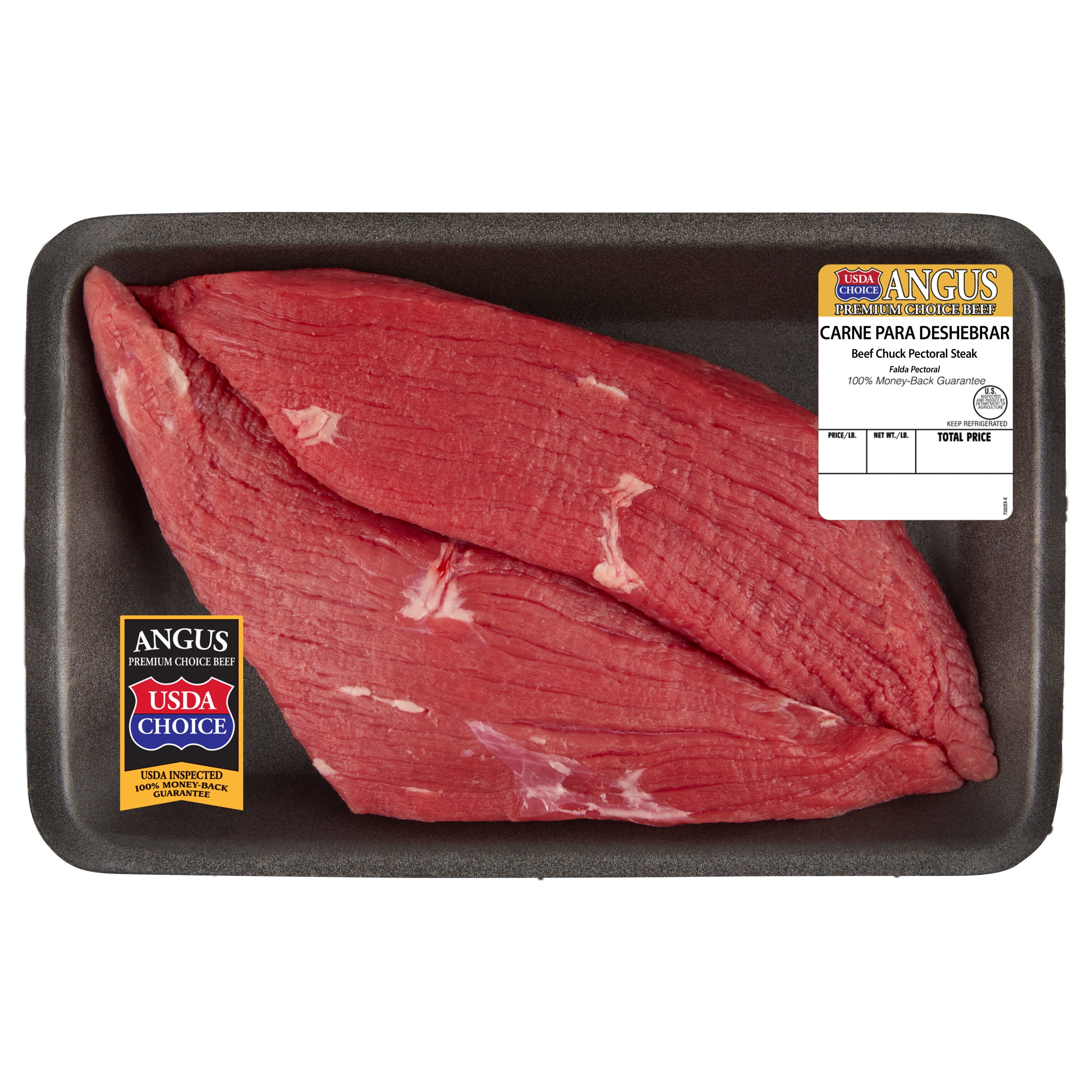 Beef Choice Angus Carne Para Deshebrar, 1.22 - 2.22 lb Tray