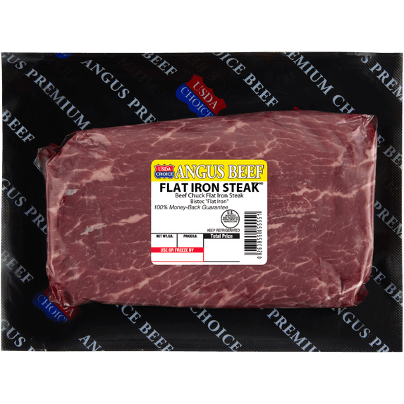 Beef Choice Angus Flat Iron Steak, 0.35 - 1.1 lb
