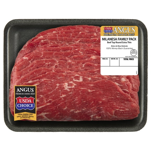 Beef Choice Angus Milanesa Family Pack, 2.4 -3.5 lb, Tray