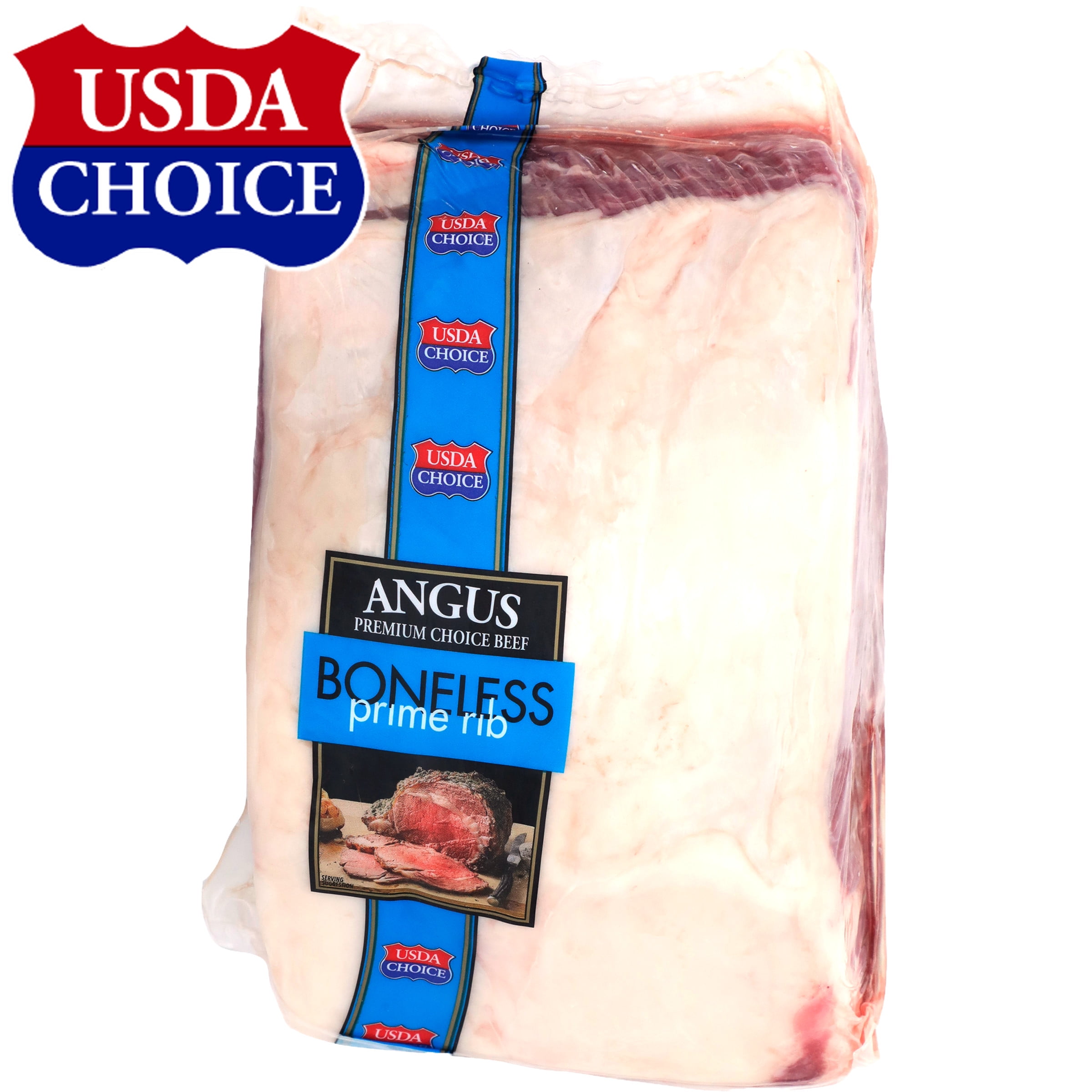 Beef Choice Angus Prime Rib Roast Halves Boneless, 4.56 6.16 lb